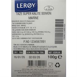 Taze Süper Somon Marine (100 gr), Leroy
