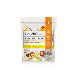 Vitaminli Hurma Topları Kids Kaju Ezmeli (80 gr) Fropie görseli.