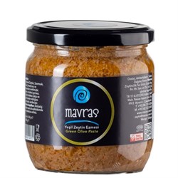 Yeşil Zeytin Ezmesi (350 gr) Mavras görseli.