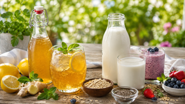 Ferahlatıcı içecekler,Kefir,Kombucha