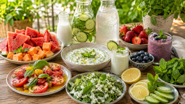Fresh yiyecekler,Serinletici besinler