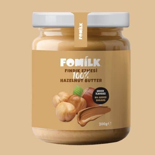 %100 Fındık Ezmesi (200 gr) Fomilk