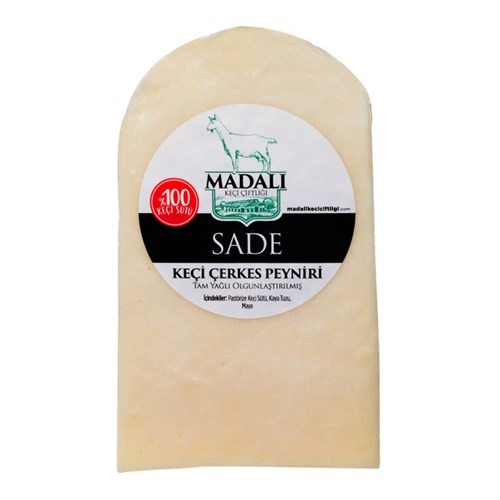 %100 Keçi Sade Çerkes Peyniri (250 gr) Madalı
