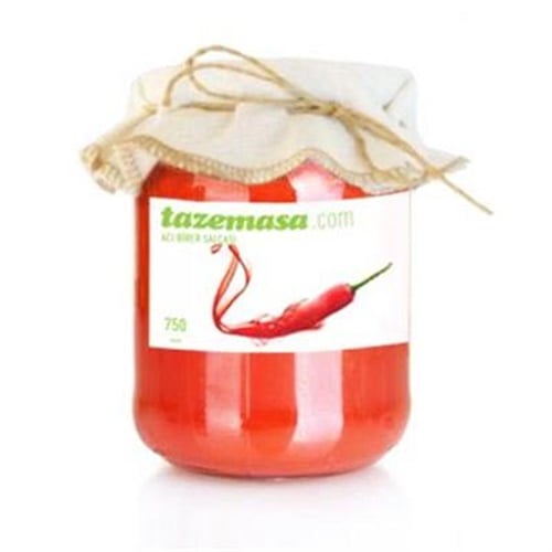 Köy Acı Biber Salçası Cam, Yenice / Çanakkale (720 gr)