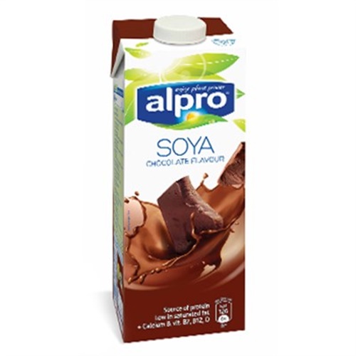 Alpro Çikolatalı + Kalsiyumlu Soya Sütü  (1 litre)