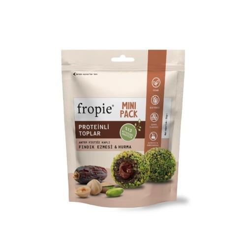 Antep Fıstıklı &  Fındık Ezmeli Protein Topları (32 gr) Fropie