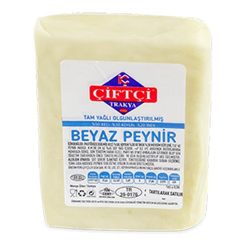 Beyaz Peynir %50 Keçi, %30 Koyun. %20 İnek  (350 gr) Çiftçi Trakya