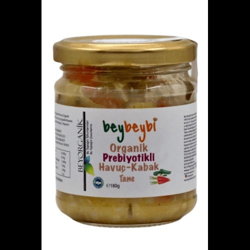 Beybeybi Organik Prebiyotikli Havuç - Kabak Tane (180 gr) Beyorganik