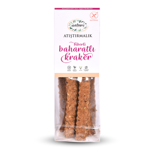 Biberli Baharatlı Kraker (50 gr) Nature
