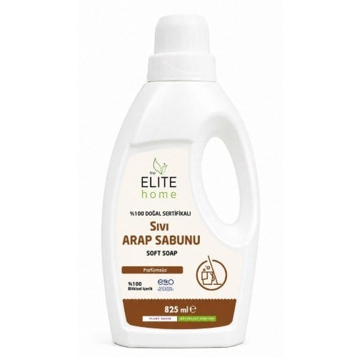 Bitkisel Kokusuz Sıvı Arap Sabunu (825 ml) The Elite Home