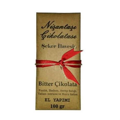 Bitter Çikolata - El Yapımı (100 gr) Nişantaşı Çikolatası