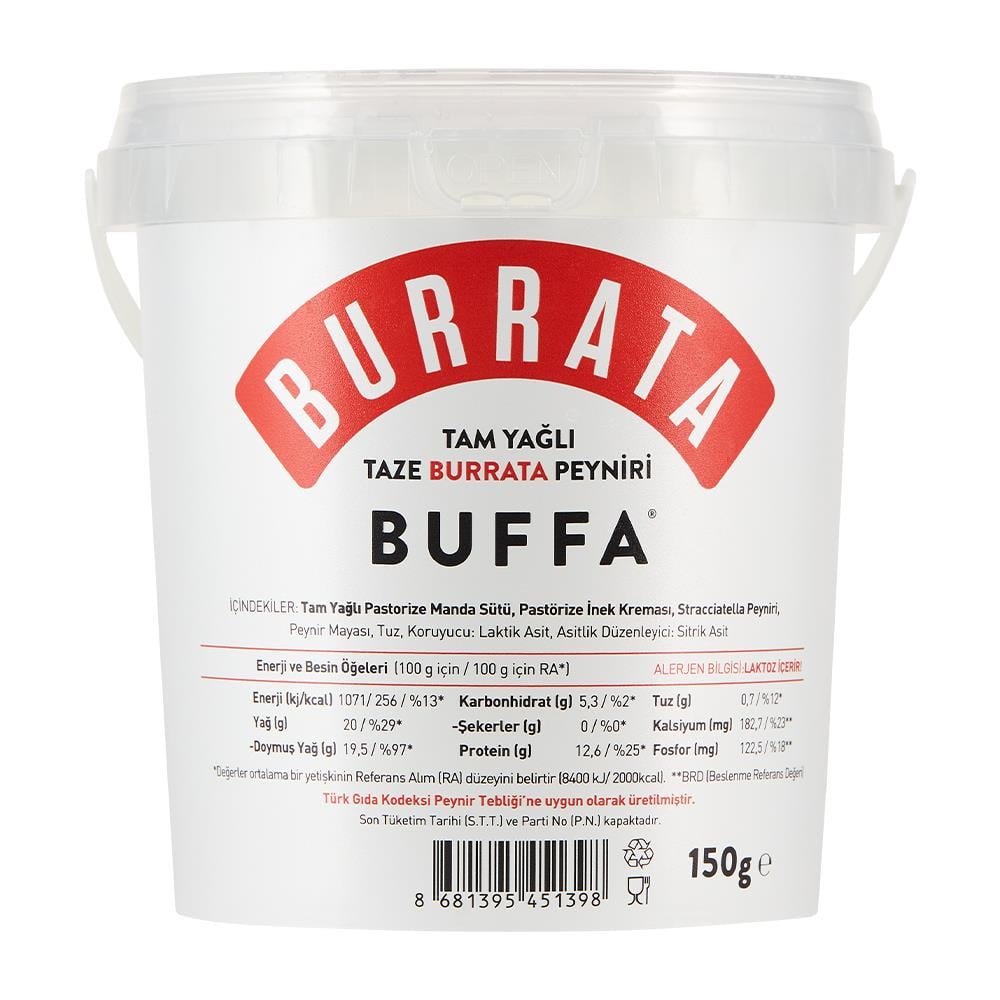 Burrata Peynir (150 gr) Buffa