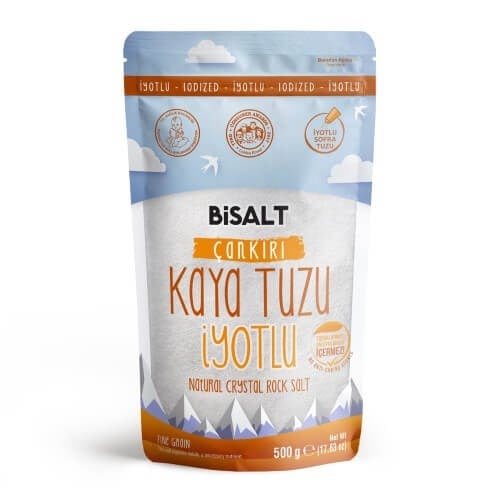 Çankırı Kaya Tuzu, İyotlu (500 gr) Bisalt