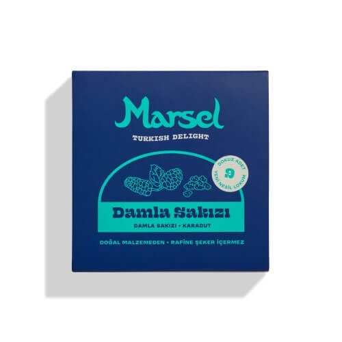 Damla Sakızlı Lokum (9'lu paket) Marsel