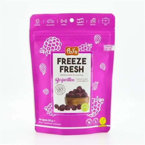 Dondurularak Kurutulmuş Böğürtlen (20 gr) Pol's