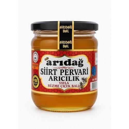 Endemik Doğal Pervari Yayla Süzme Çiçek Balı (230 gr) Arıdağ