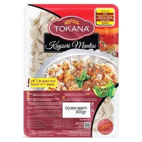 Fırınlı Üçgen Mantı (400 gr) Tokana