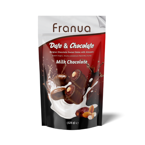 Franua Date & Chocolate Milk Chocolate (125 Gr) Franua