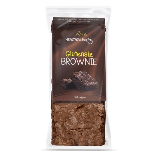 Glutensiz Brownie Kek (50 gr) Healthy & Happy