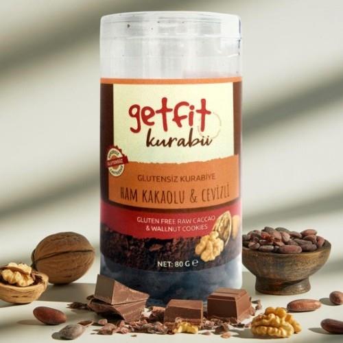 Glutensiz Ham Kakaolu Cevizli Kurabiye (80 gr) Getfit