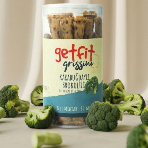 Glutensiz Karabuğdaylı Brokolili Grissini (80 gr) Getfit