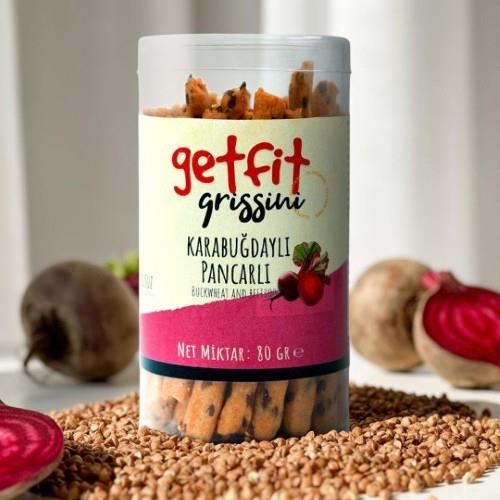 Glutensiz Karabuğdaylı Pancarlı Grissini (80 gr) Getfit
