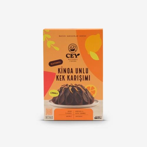 Glutensiz Kinoa Unlu Limonlu Kek Karışımı  (265 gr) Cey Natural Foods