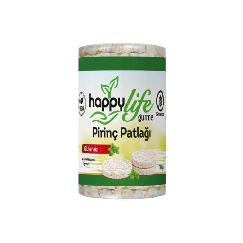 Glutensiz Pirinç Patlağı (100 gr) Happy Life