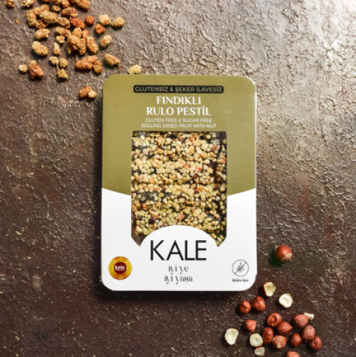 Glutensiz & Rafine Şeker İlavesiz Fındıklı Rulo Pestil (230 gr) Kale