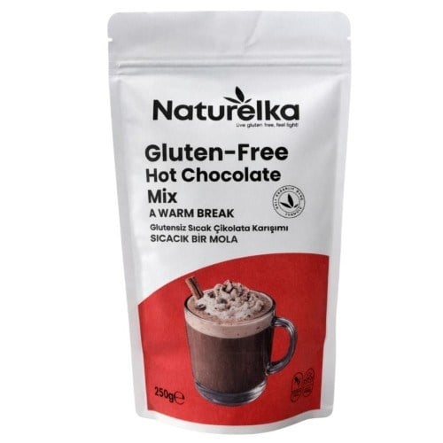 Glutensiz Sıcak Çikolata Karışımı (250 Gr) Naturelka