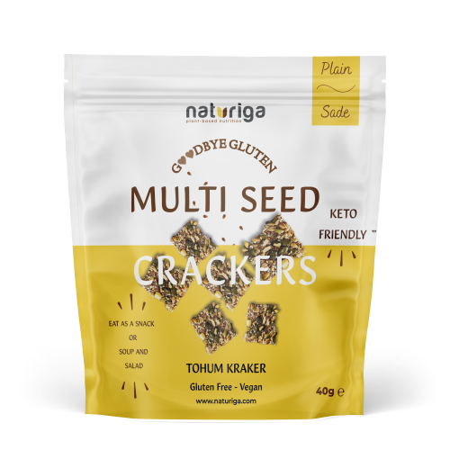 Goodbye Gluten Sade Tohum Kraker(40 Gr) Naturiga
