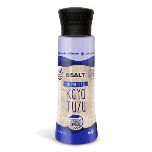 Himalaya Tuzu, Seramik Değirmen (400 gr) Bisalt