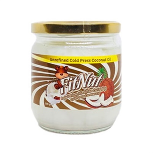 Hindistan Cevizi Yağı, Soğuk Sıkım (300 ml) FitNut