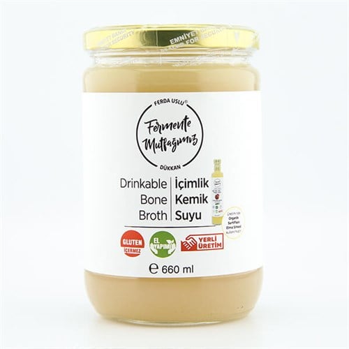 İçimlik Kemik Suyu (660 ml) Fermente Mutfağım