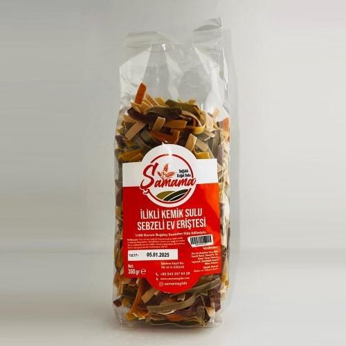 İlikli Kemik Sulu Sebzeli Erişte (300 gr) Şamama