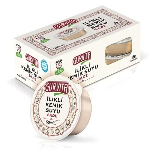 İlikli Kemik Suyu Sade (50 ml - 4'lü Paket) Gurvita