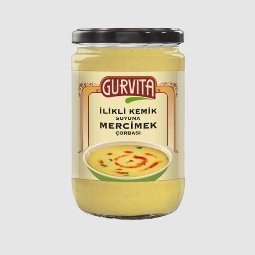 İlikli Kemik Suyuna Mercimek Çorbası (660 ml) Gurvita