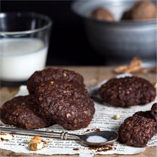 Kahveli Şekersiz Glutensiz Kurabiye (350 gr) 240derece