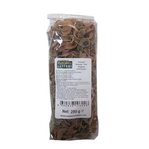 Karışık Sebzeli Tam Buğdaylı Makarna (250 gr) Makarna Lütfen