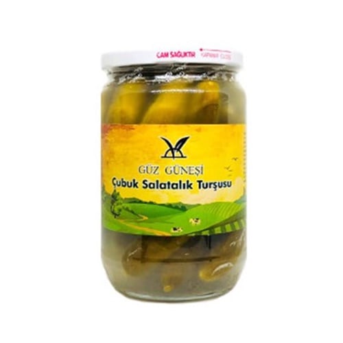 Katkısız Çubuk Salatalık Turşusu (680 gr) Güz Güneşi