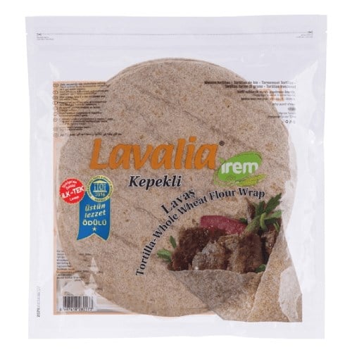 Kepekli Lavaş Ekmeği (25 cm,6 adet) Lavalia