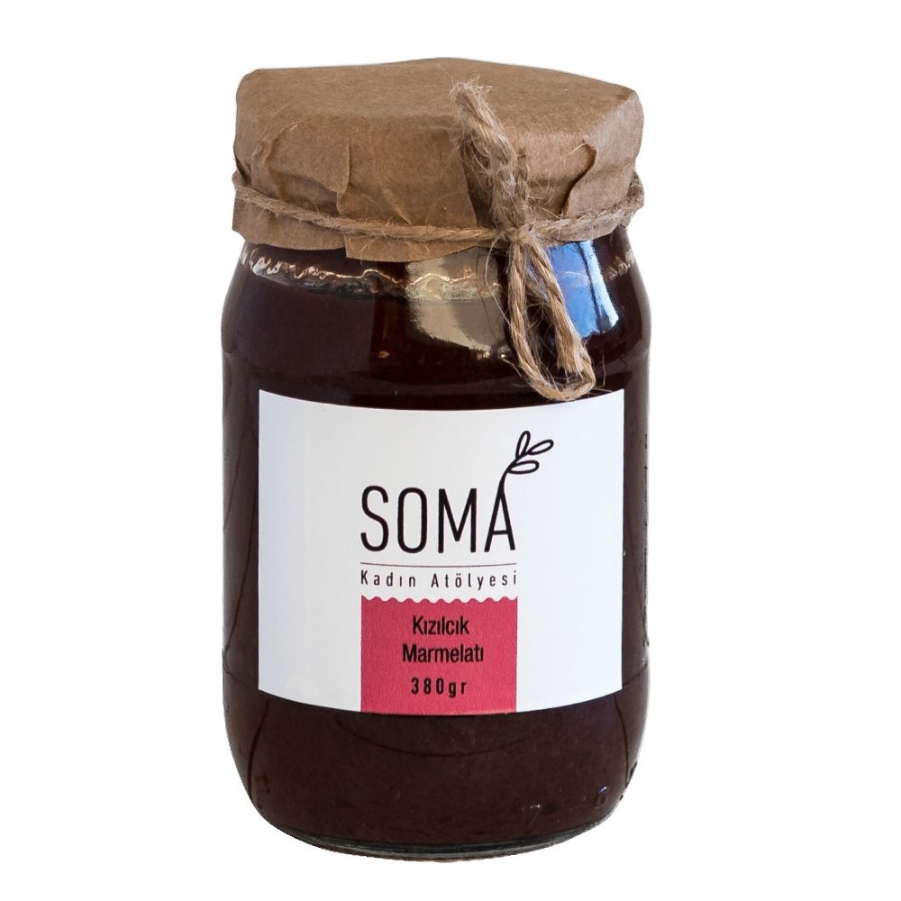 Kızılcık Marmelatı (380gr) Soma Kadın Atölyesi