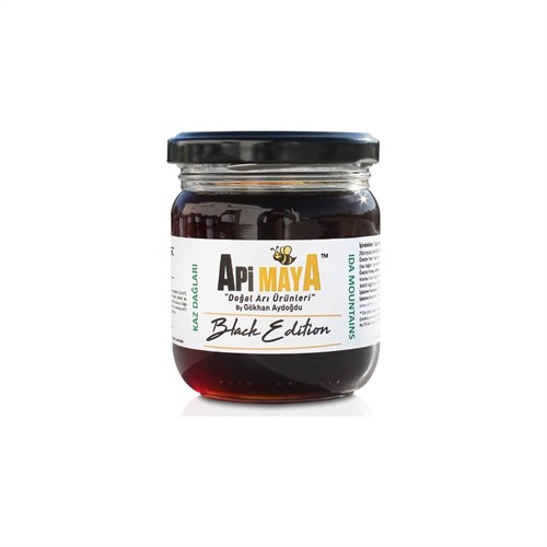 Meşe, Pelit, Kestane ve Endemik Bitkiler Balı - Black Edition (250 gr) Api Maya