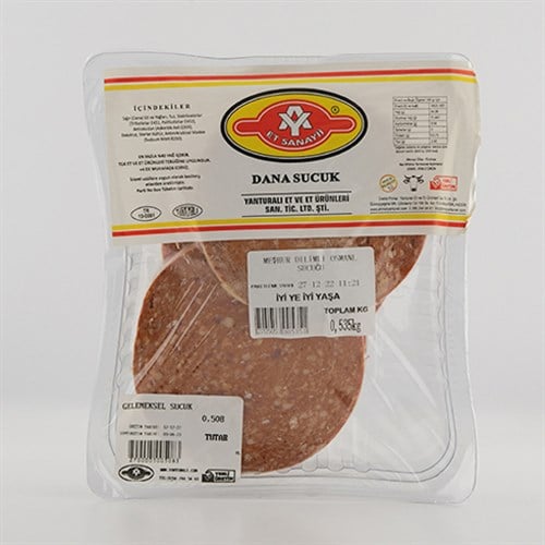 Meşhur Dilimli Osmanlı Sucuğu (500 gr) Yanturalı