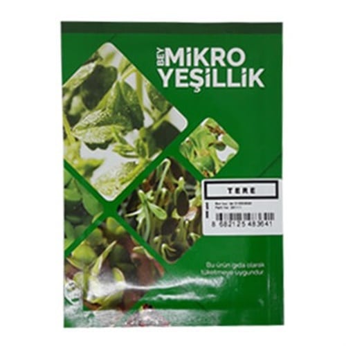 Mikro Yeşillik, Tere (3000'li paket) BEYMİKROYEŞİLLİK