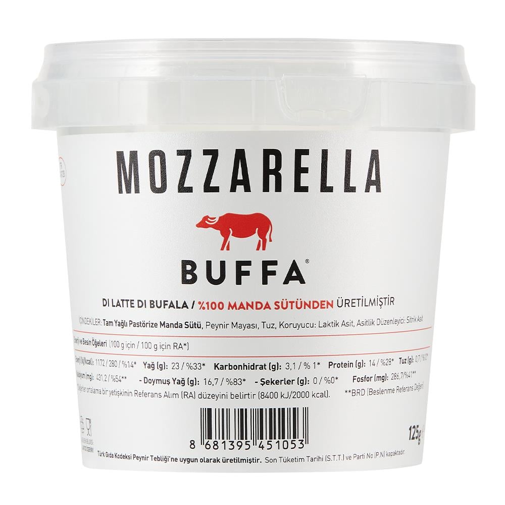 Mozzarella Peynir (125 gr), Buffa