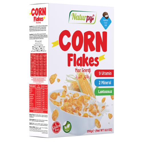 Naturpy Mısır Gevreği Corn Flakes ( Glutensiz ) (250gr)