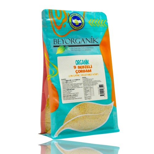 Organik 9 Sebzeli Çorbam (160 gr) Beyorganik(Pestisit ve Aflatoksin Analizli)