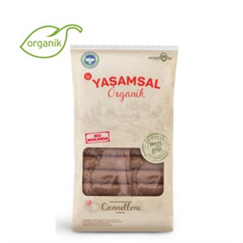 Organik Canalloni Makarna (400 gr) Yaşamsal Organik