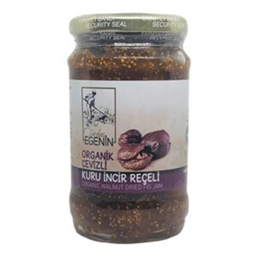 Organik Cevizli Kuru İncir Reçeli, Egenin (360 gr)